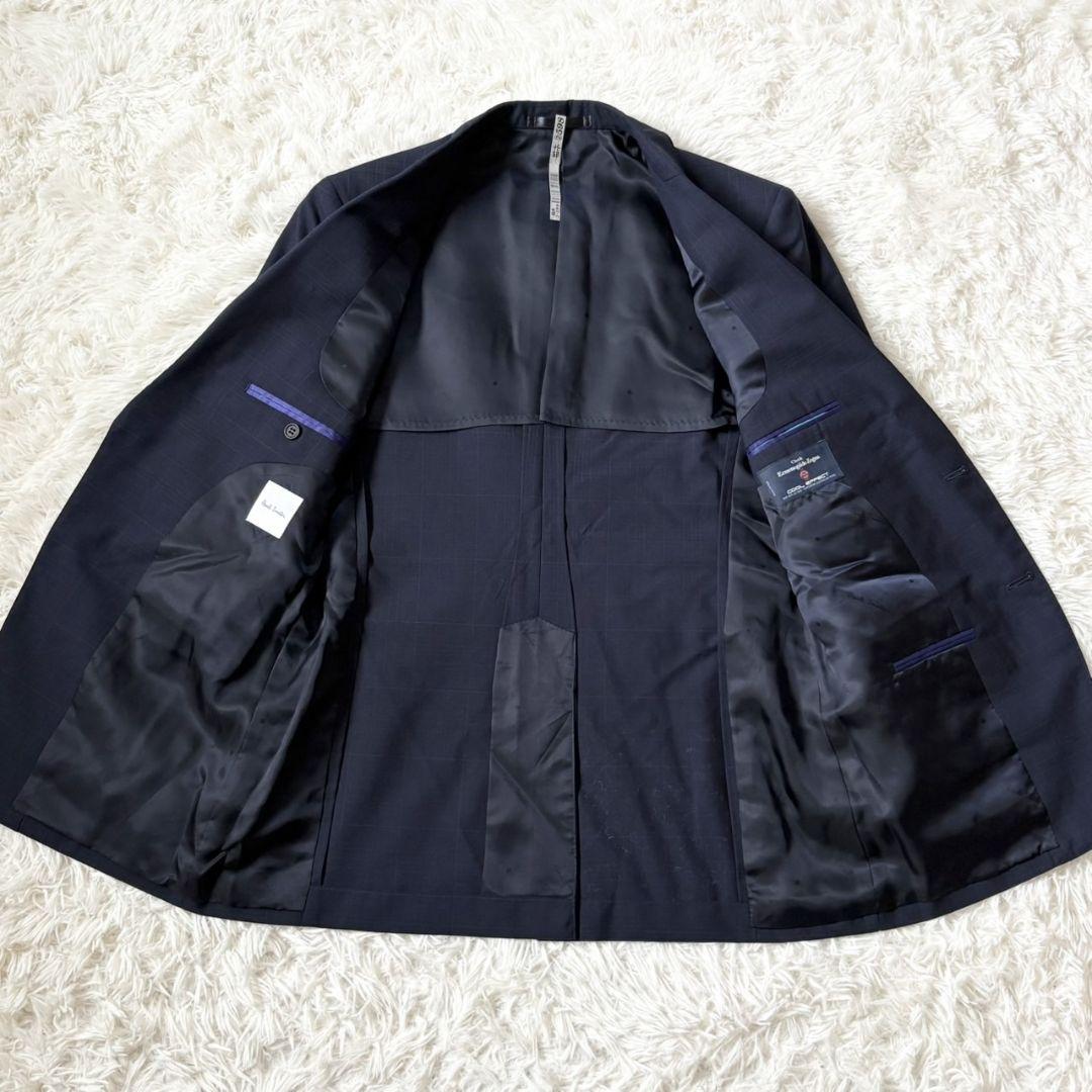 極美品 ポールスミス 現行 スーツ セットアップ ゼニア生地 水玉 チェック