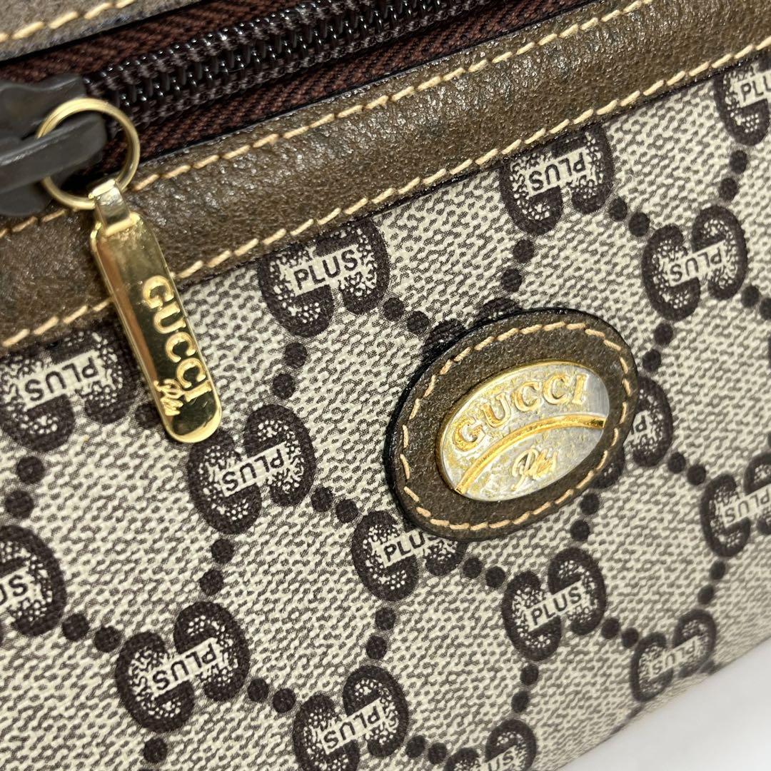 タグ付き 未使用GUCCI GG PLUS クラッチバッグ ギャランティカード付