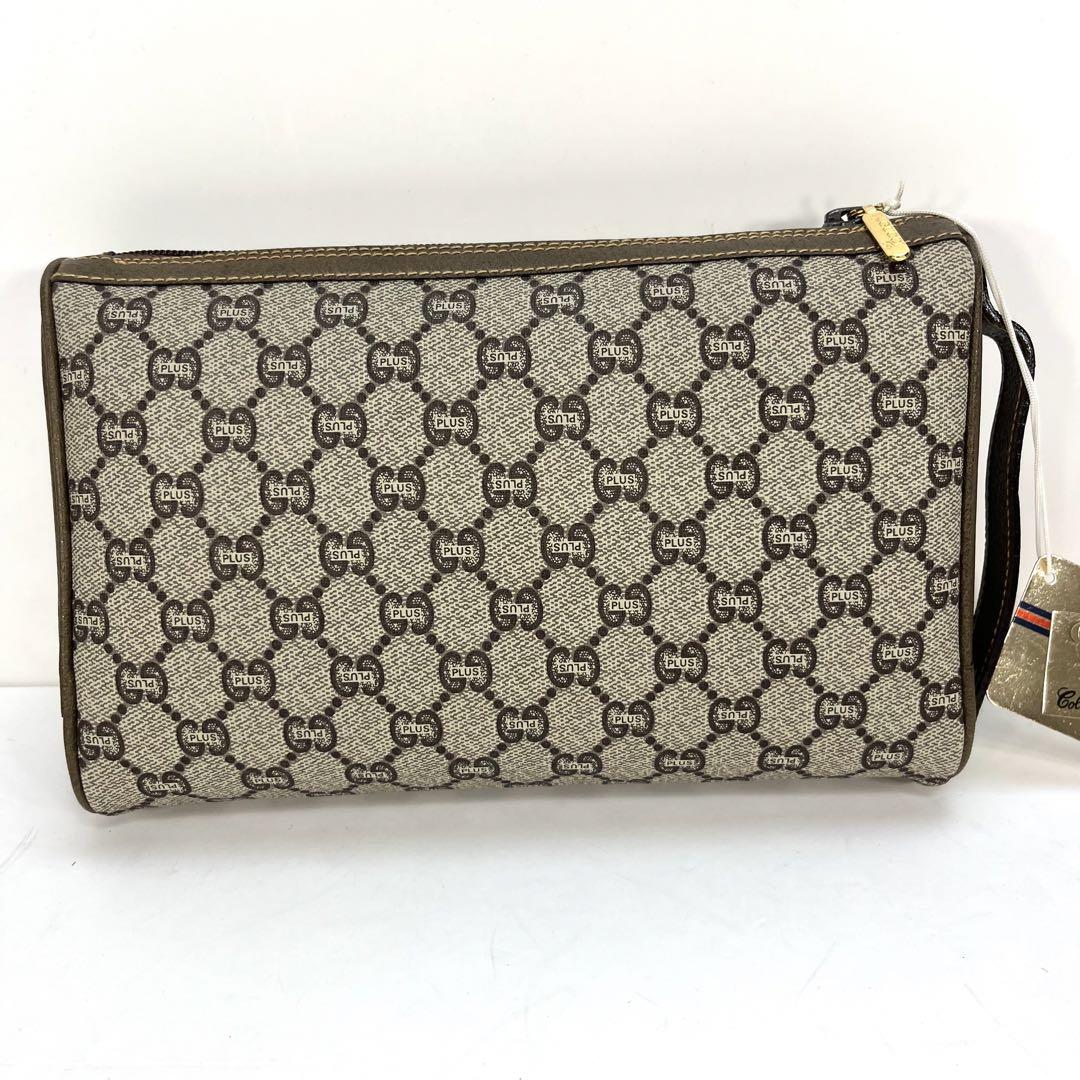 タグ付き 未使用GUCCI GG PLUS クラッチバッグ ギャランティカード付