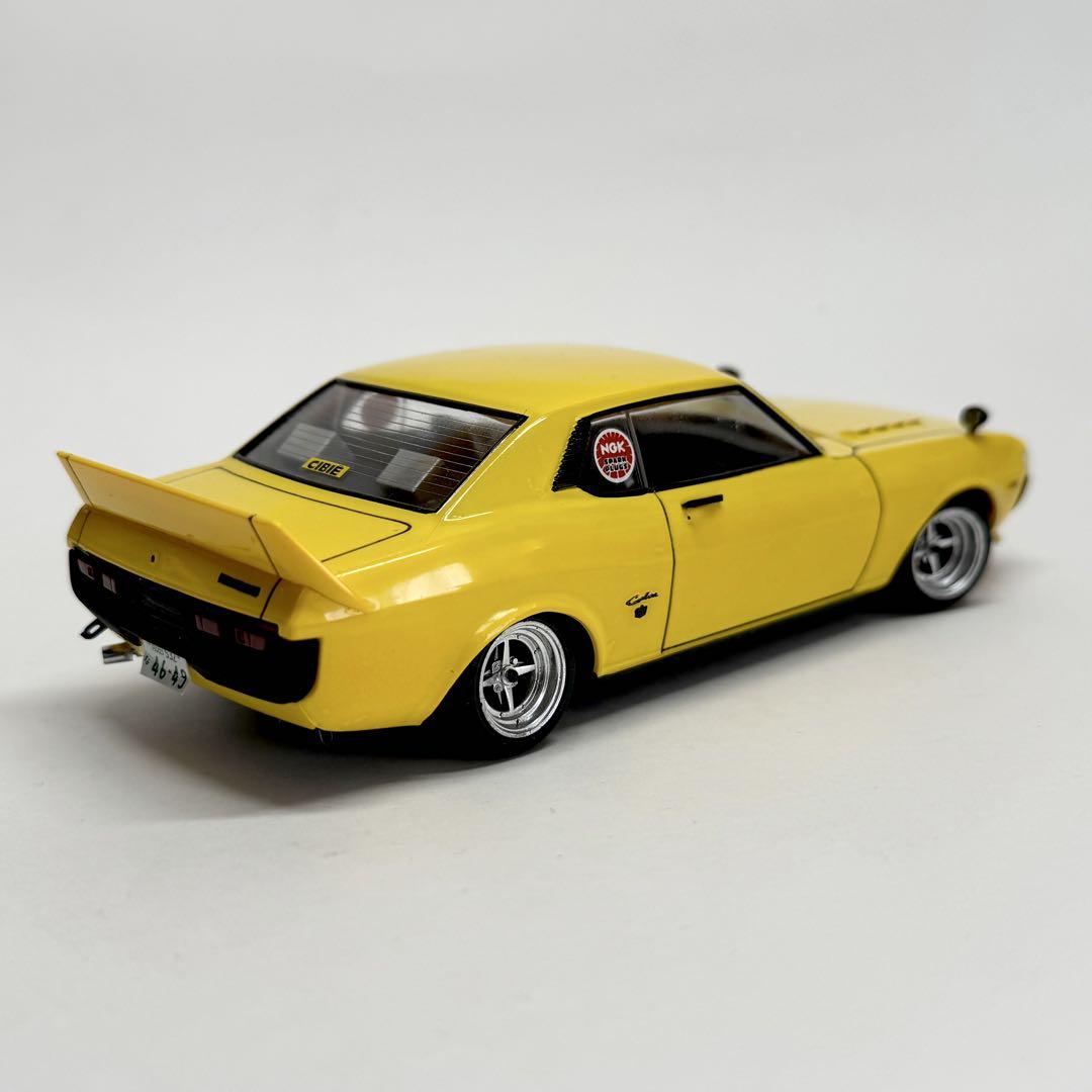 アオシマ 1/24 トヨタ セリカ プラモデル 完成品 街道レーサー