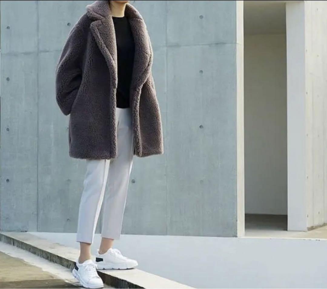 美品 Theoryluxe ボア セオリー theory コート サイズ38 美品 Theoryluxe ボア セオリー theory コート サイズ38