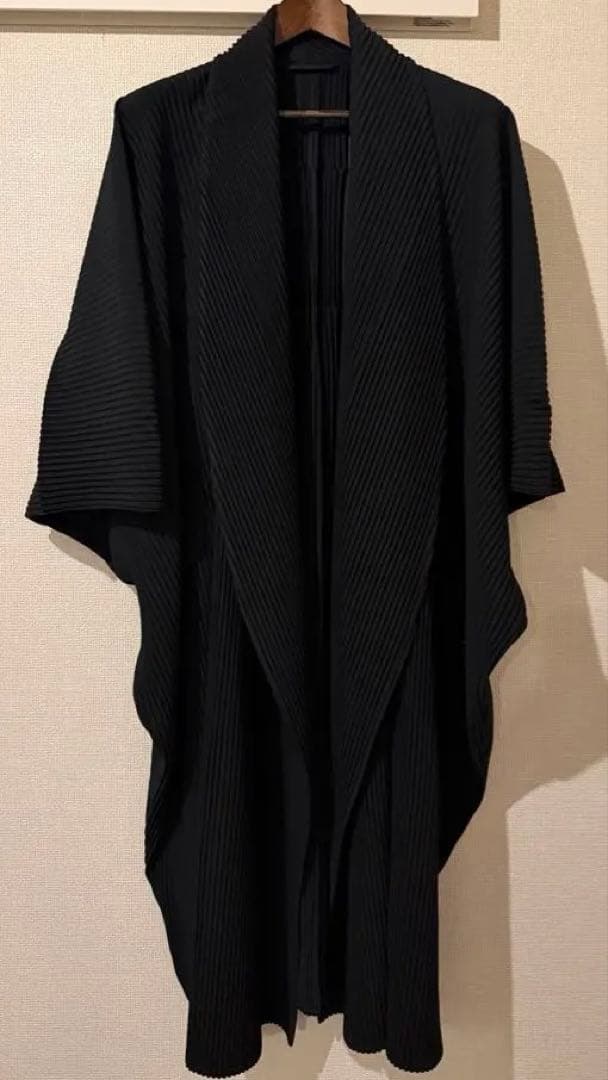 homme plisse issey miyake ガウンコートL・HOMME PLISSE ISSEY MIYAKE