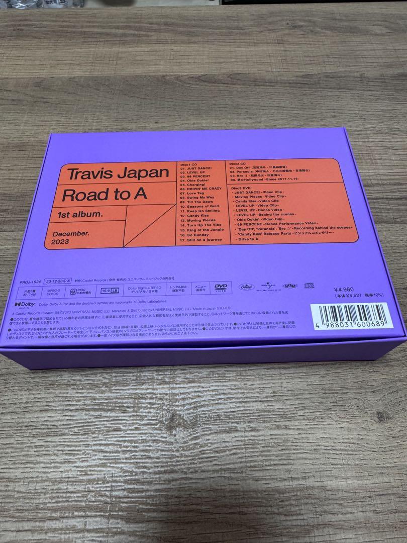 Travis Japan　トラジャ　Road to A FC限定盤