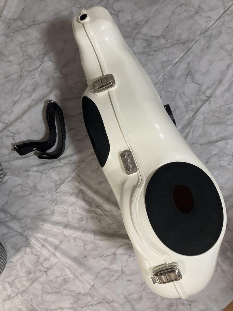 BEST BRASS e-Sax ホワイト　アルトサックス用消音器