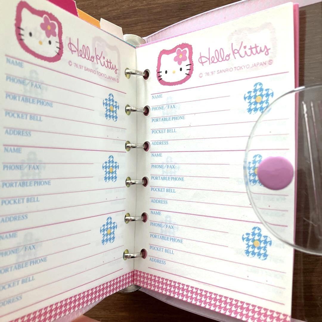 未使用品 平成 レトロ キティ システム バインダー 手帳