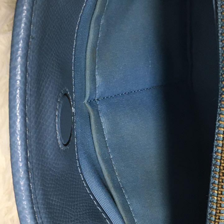 カラー⋰ ✨美品✨COACH 2way キャリーオール 水色 YuxnR-m90277270165 コーチ ハンドバッグ ショルダー