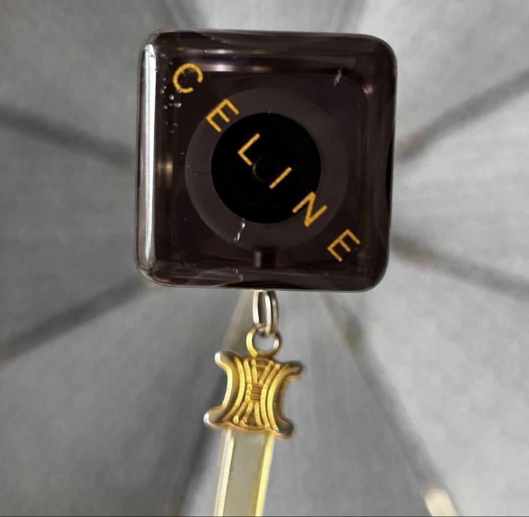 最終価格】美品CELINE セリーヌ マカダム総柄 UV折り畳み傘 収納