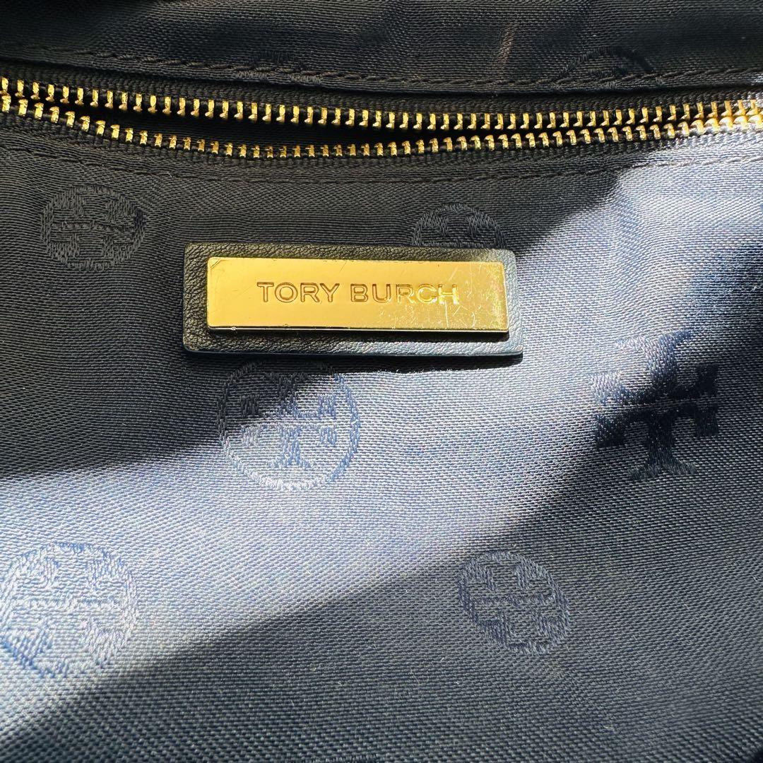 美品✨トリーバーチ 2way ショルダーバッグゴールドチェーン ビッグロゴ