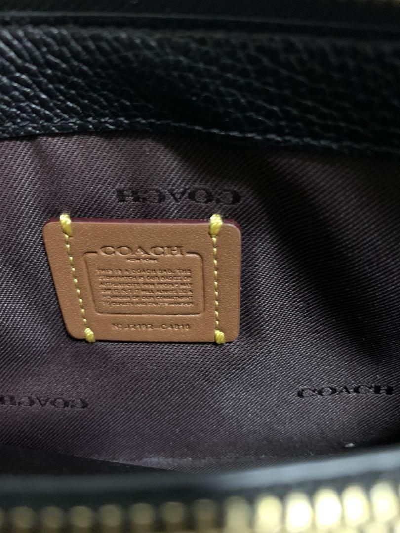 【coach 】コーチ　ノアポップアップメッセンジャーレザーブラックC4816
