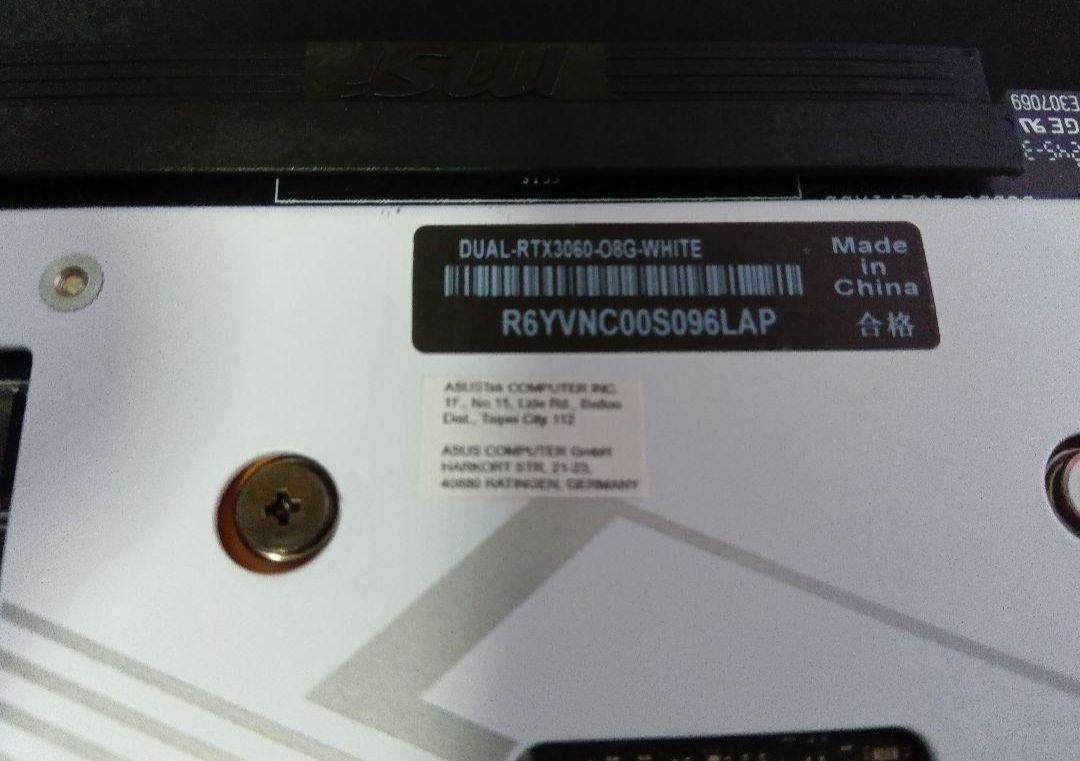 ASUS GeForce RTX 3060 グラフィックボード