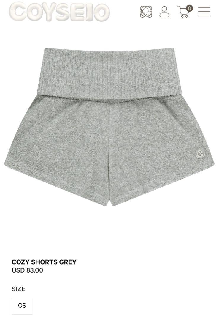 Coyseio cozy shorts gray コイセイオショートパンツグレー