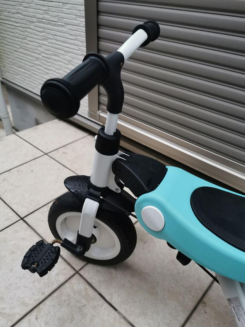 三輪車　青　水色