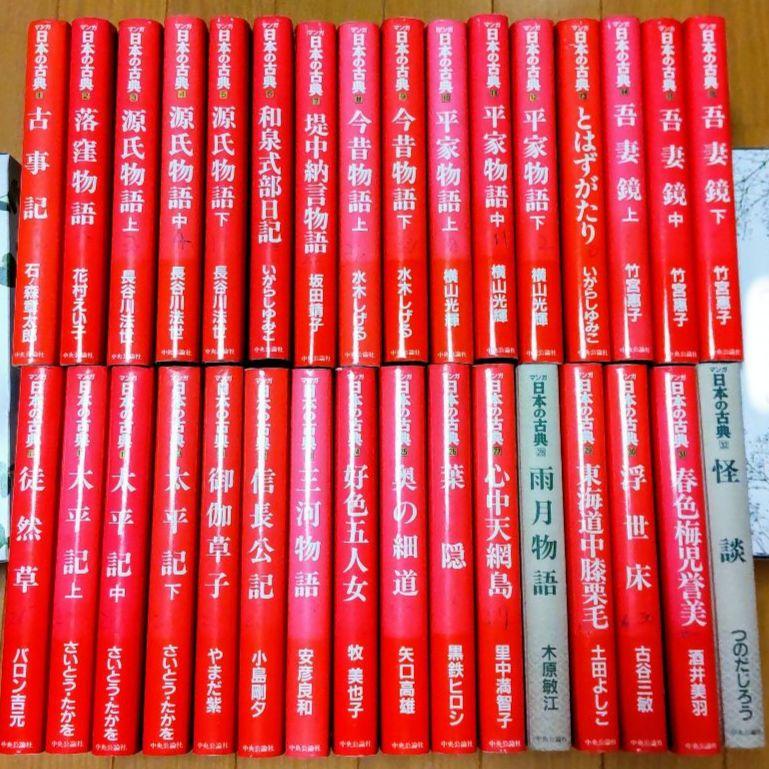 マンガ日本の古典（中央公論社）／ハードカバー／全32巻