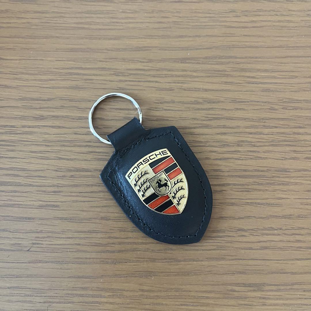 【正規品】ポルシェ 純正キーホルダーセット  ブラック ベージュ