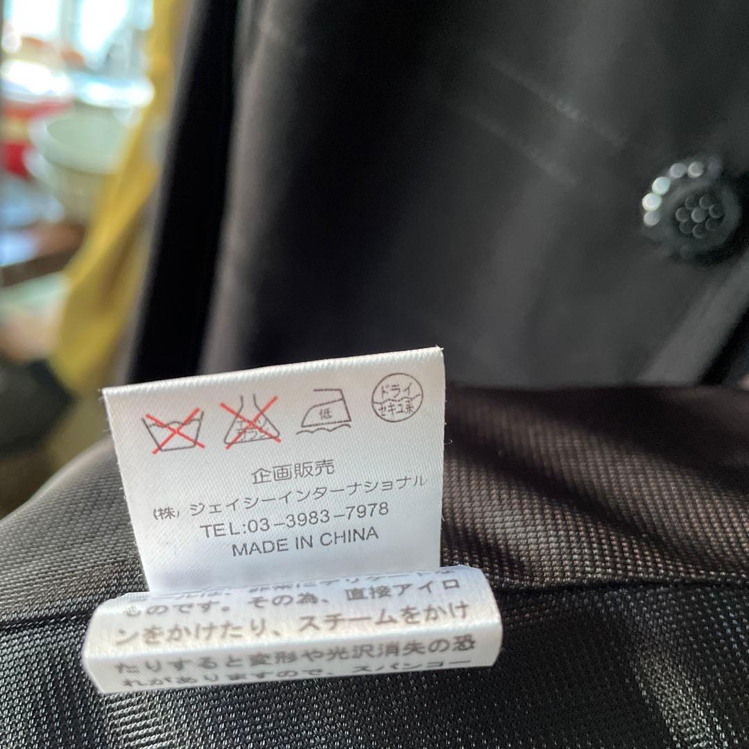 -@ スーパービューティー super beauty 花柄 刺繍 コート 黒