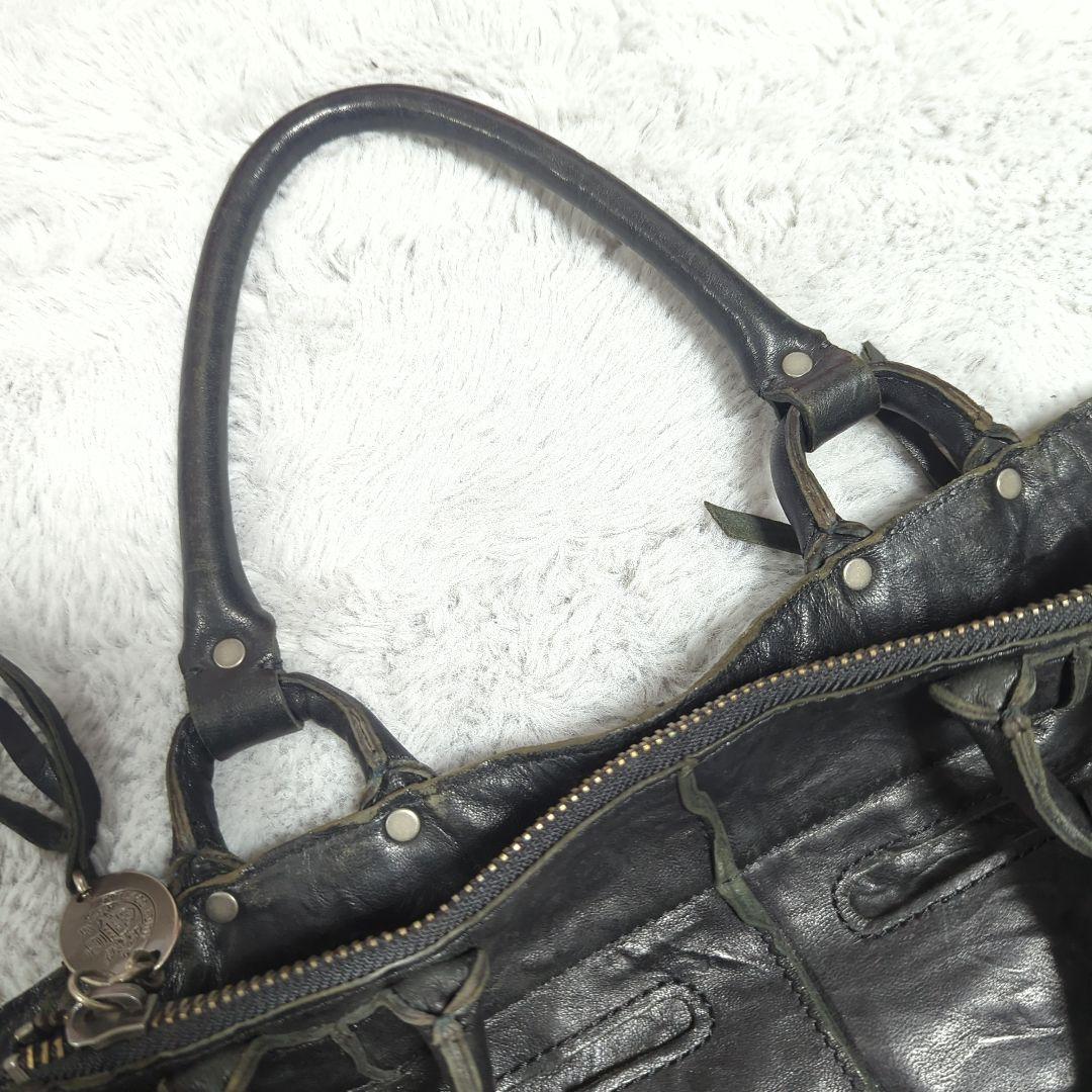 JUICY COUTURE 本革 トートバッグ 黒