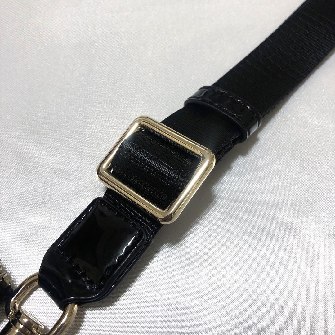 新品 LANVIN en ショルダー ポーチ Bleu リボン