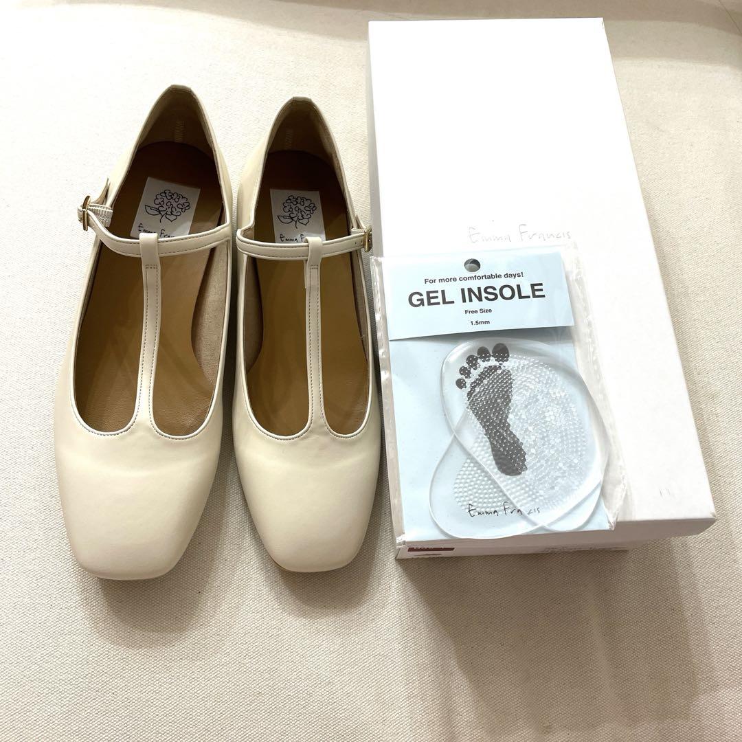 【新品】エマフランシス Emma Francis Tストラップ フラットパンプス