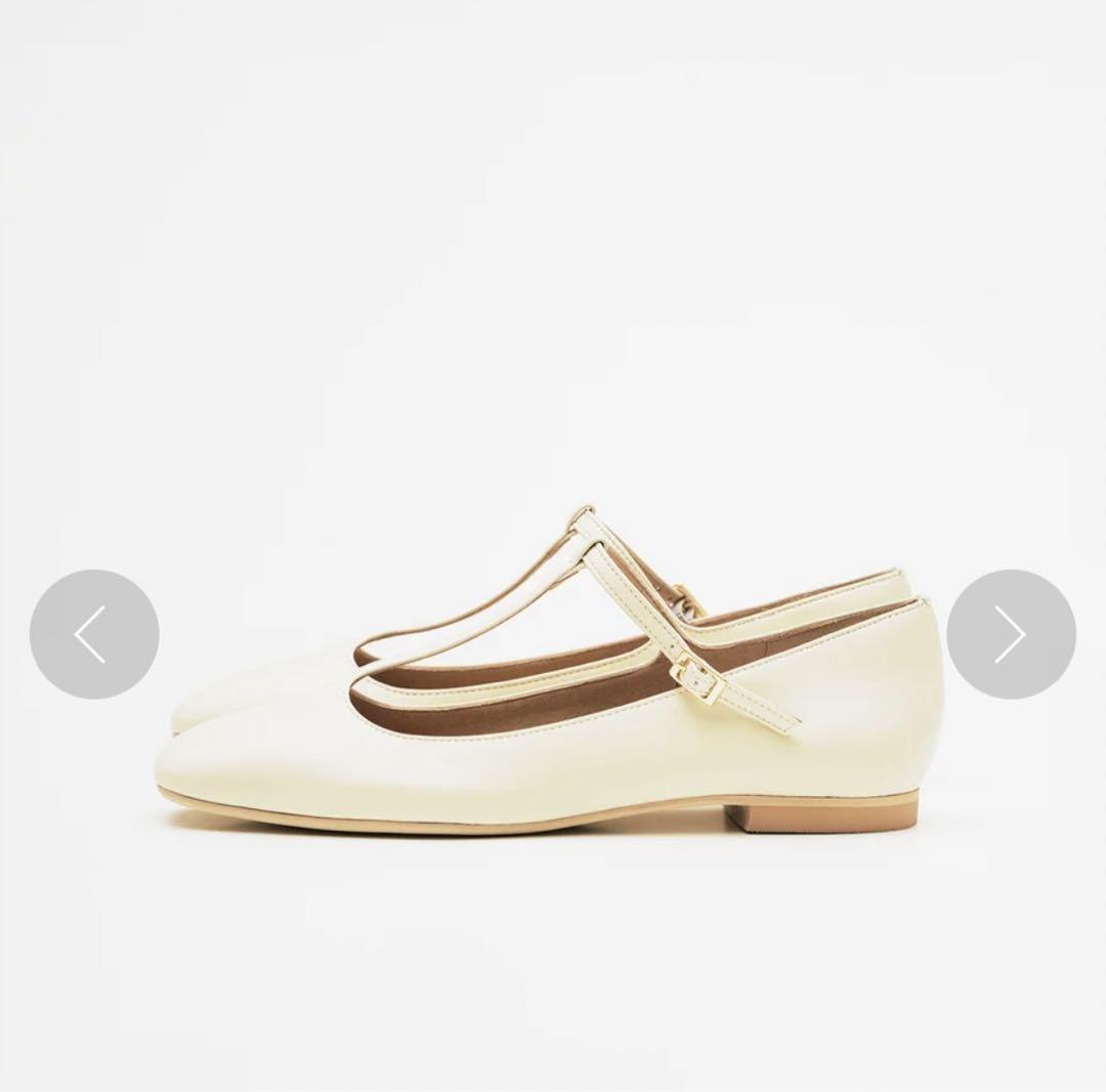 【新品】エマフランシス Emma Francis Tストラップ フラットパンプス