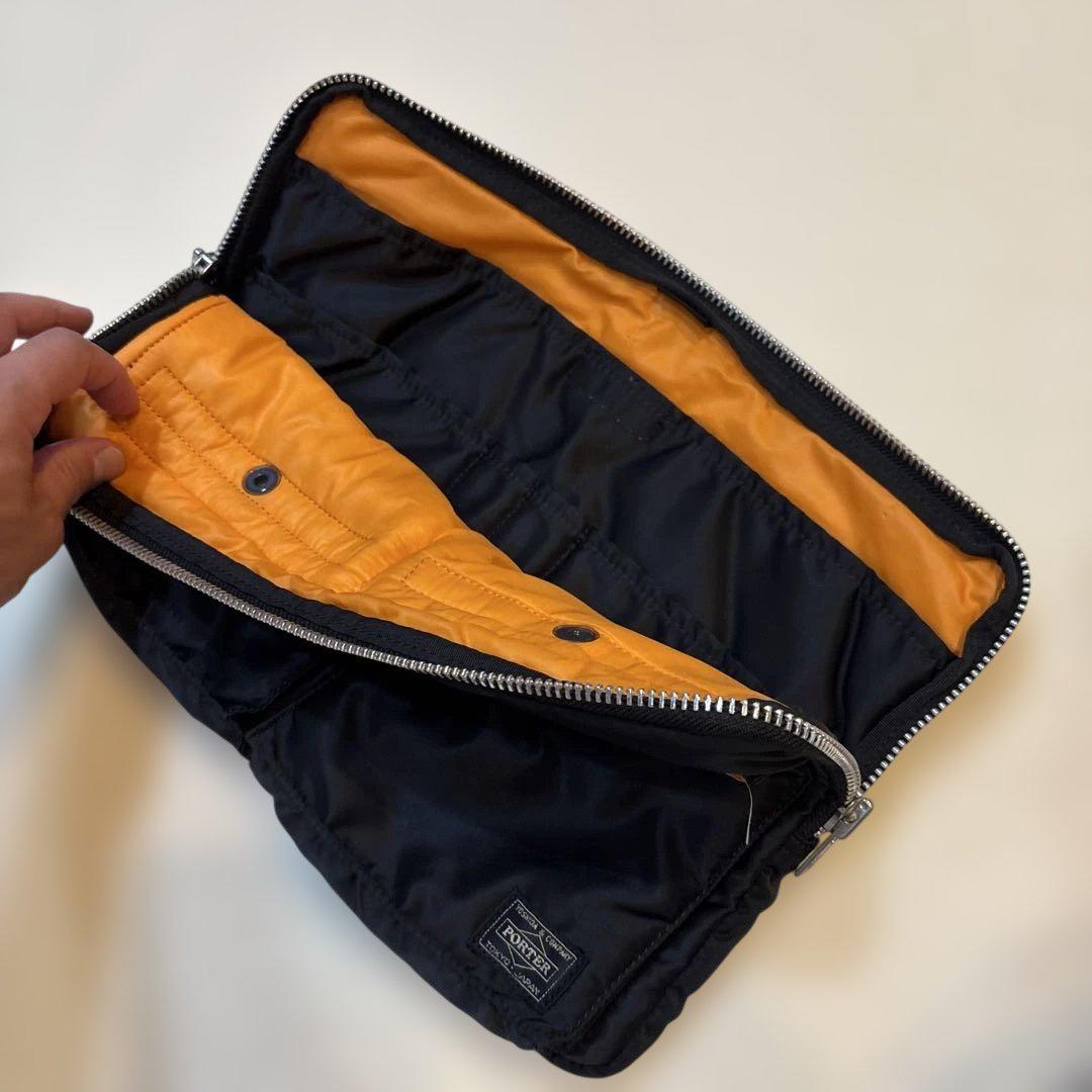 【美品】PORTER ポーター タンカー　クラッチバッグ