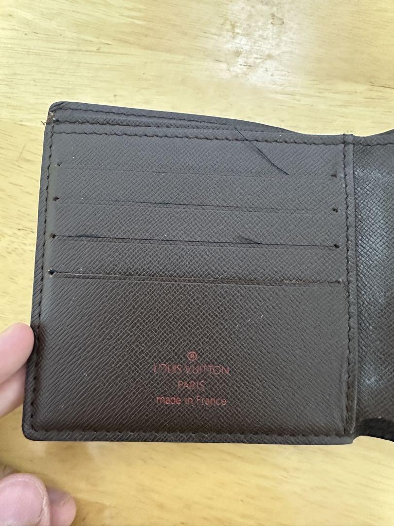 Louis Vuitton ダミエ・キャンバス 二つ折り財布 - メルカリ