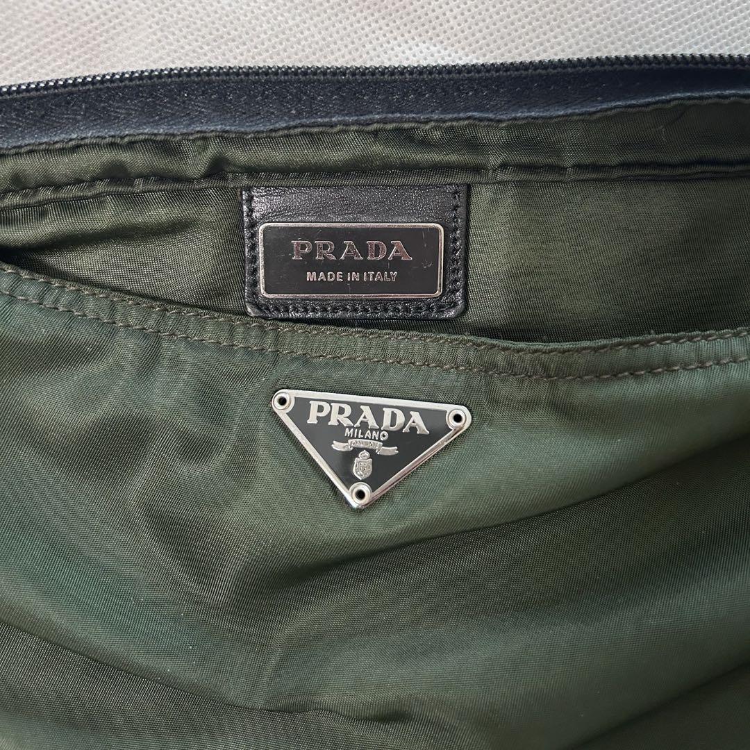 PRADA オリーブグリーン ナイロン リュック 保存袋付き