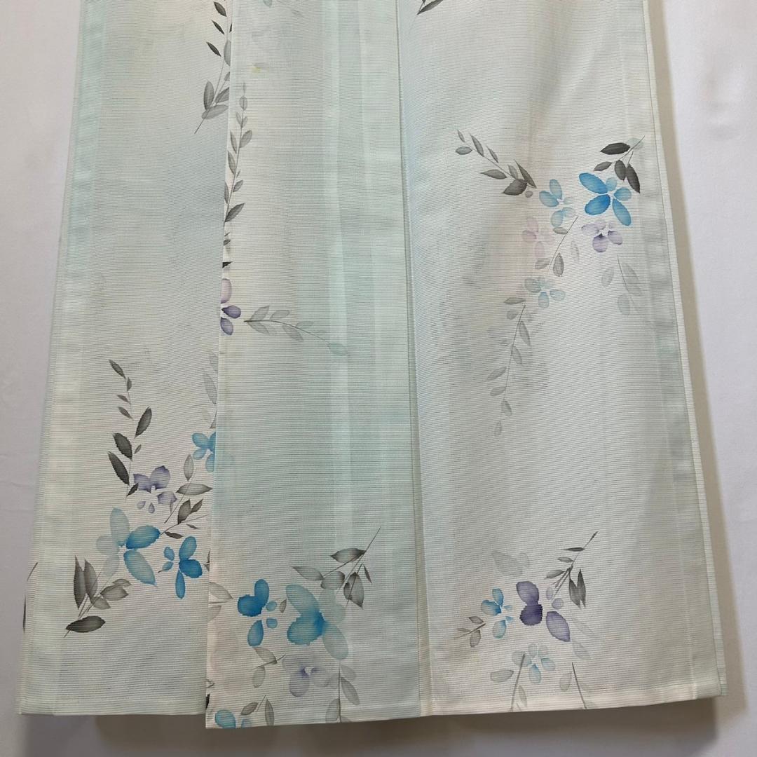 KU1012 準美品 絽 小紋 洗える着物 身丈155.5cm 単衣 夏着物化繊 KU1012 準美品 絽 小紋 洗える着物 身丈155.5cm 単衣 夏着物化繊