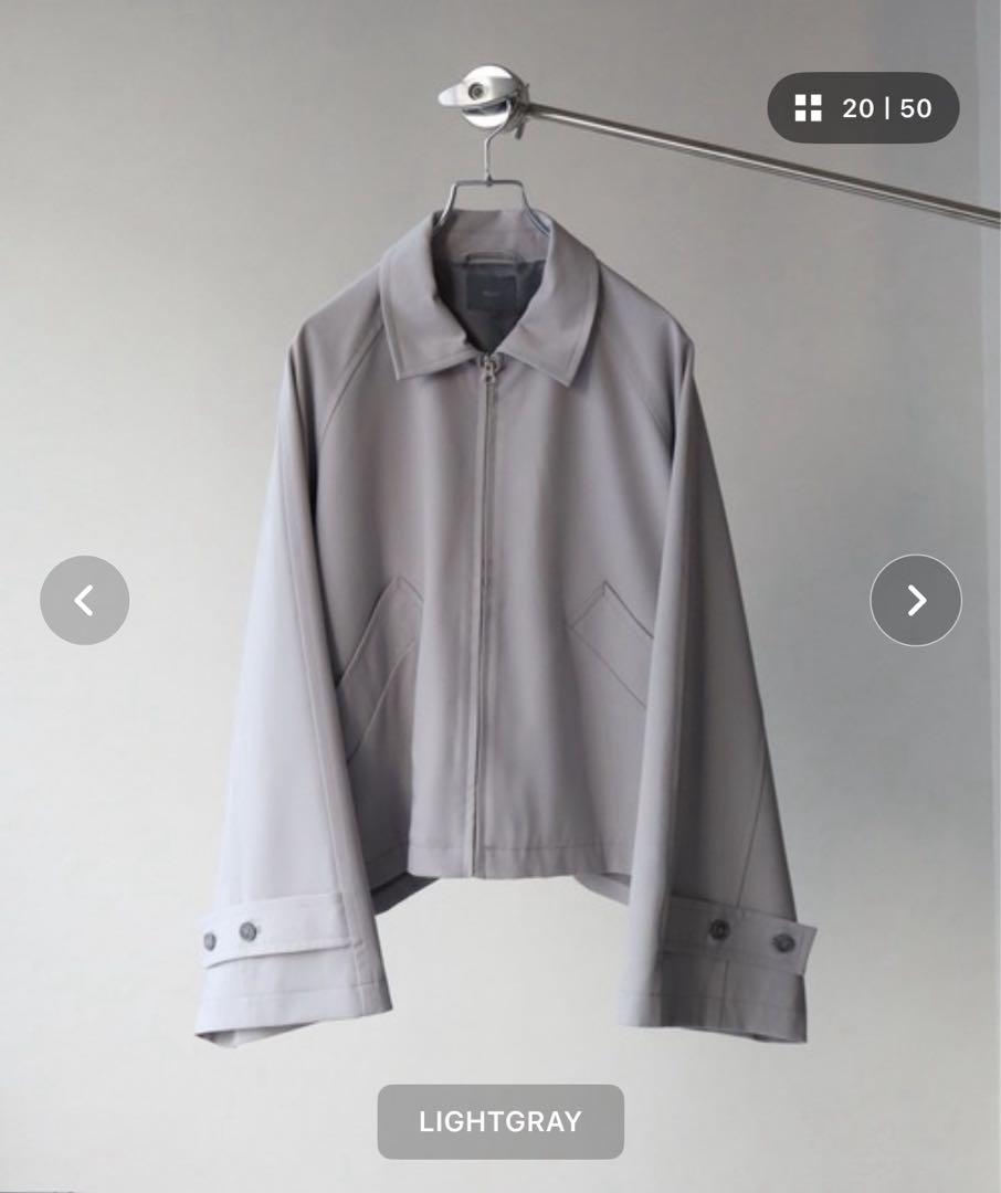 【ELLUV/エルヴ】オーバーカフス ショートジップブルゾン