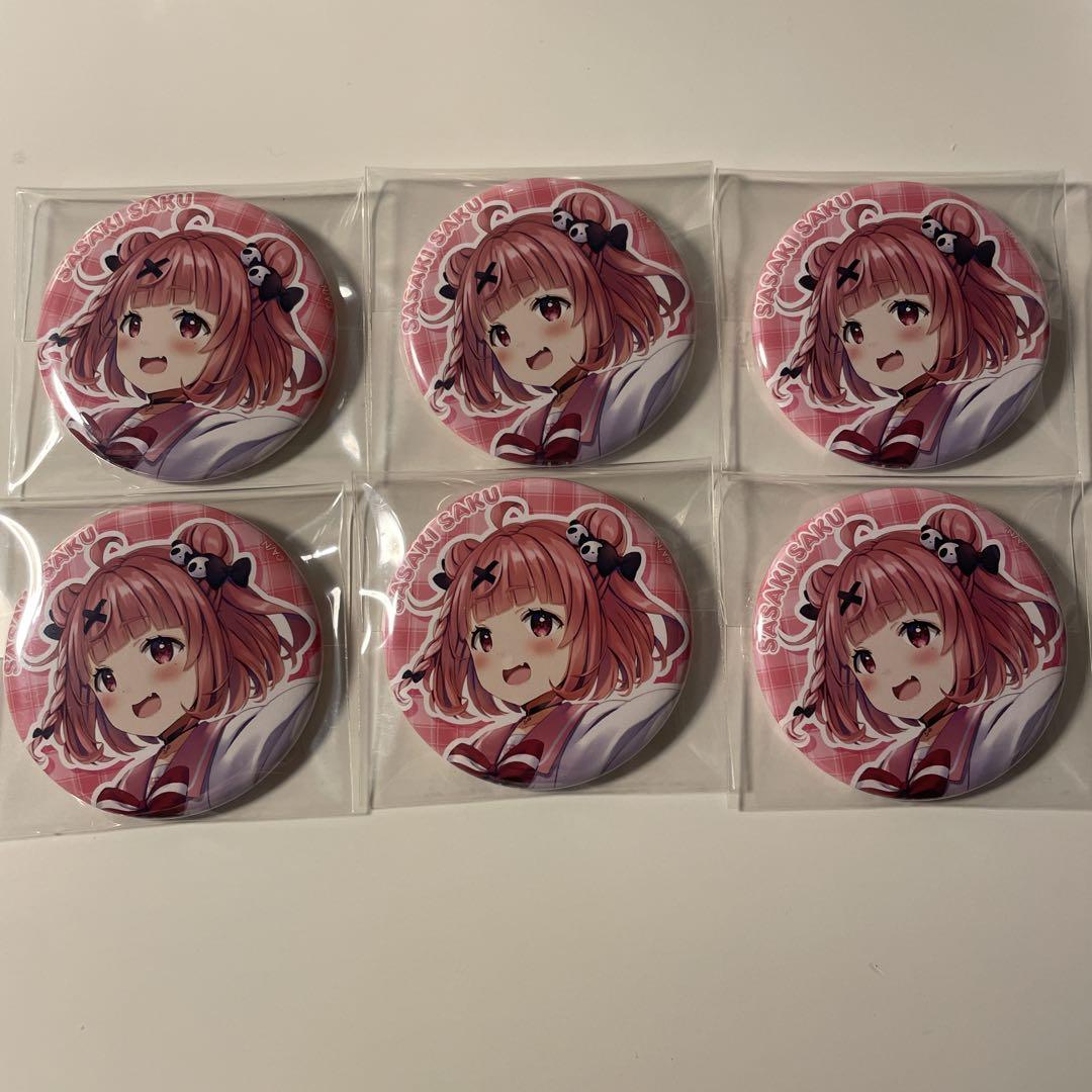 にじさんじ 笹木咲 缶バッジ さくゆい - メルカリ