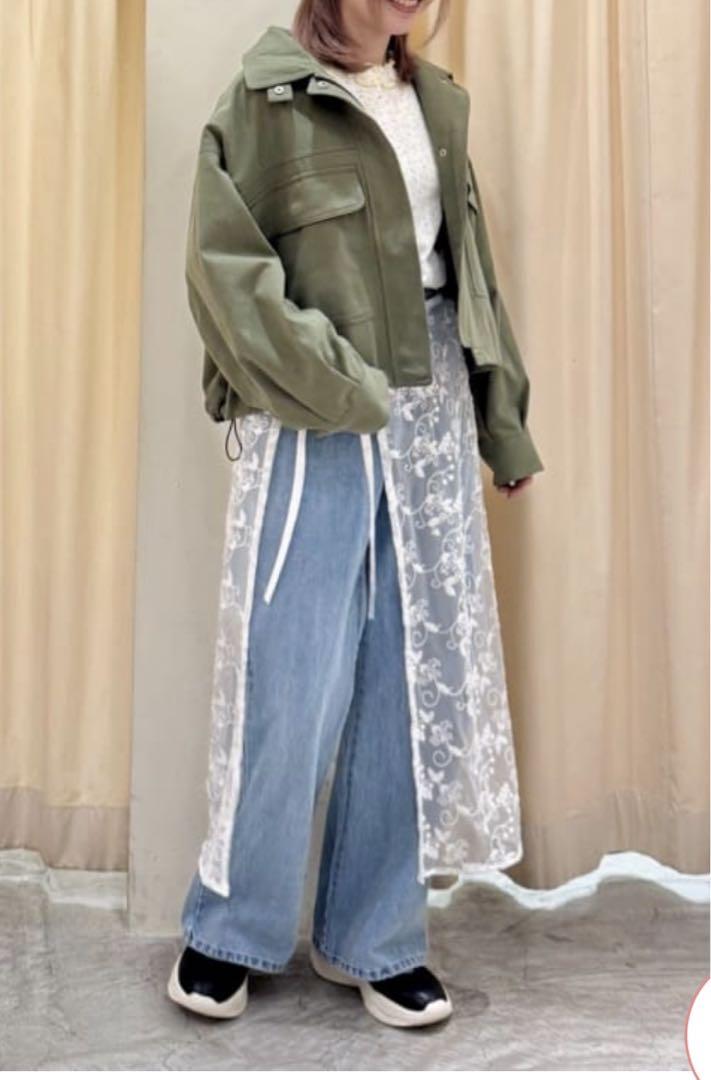 今期完売⭐︎ＳＭ２⭐︎ ツイルショートブルゾン