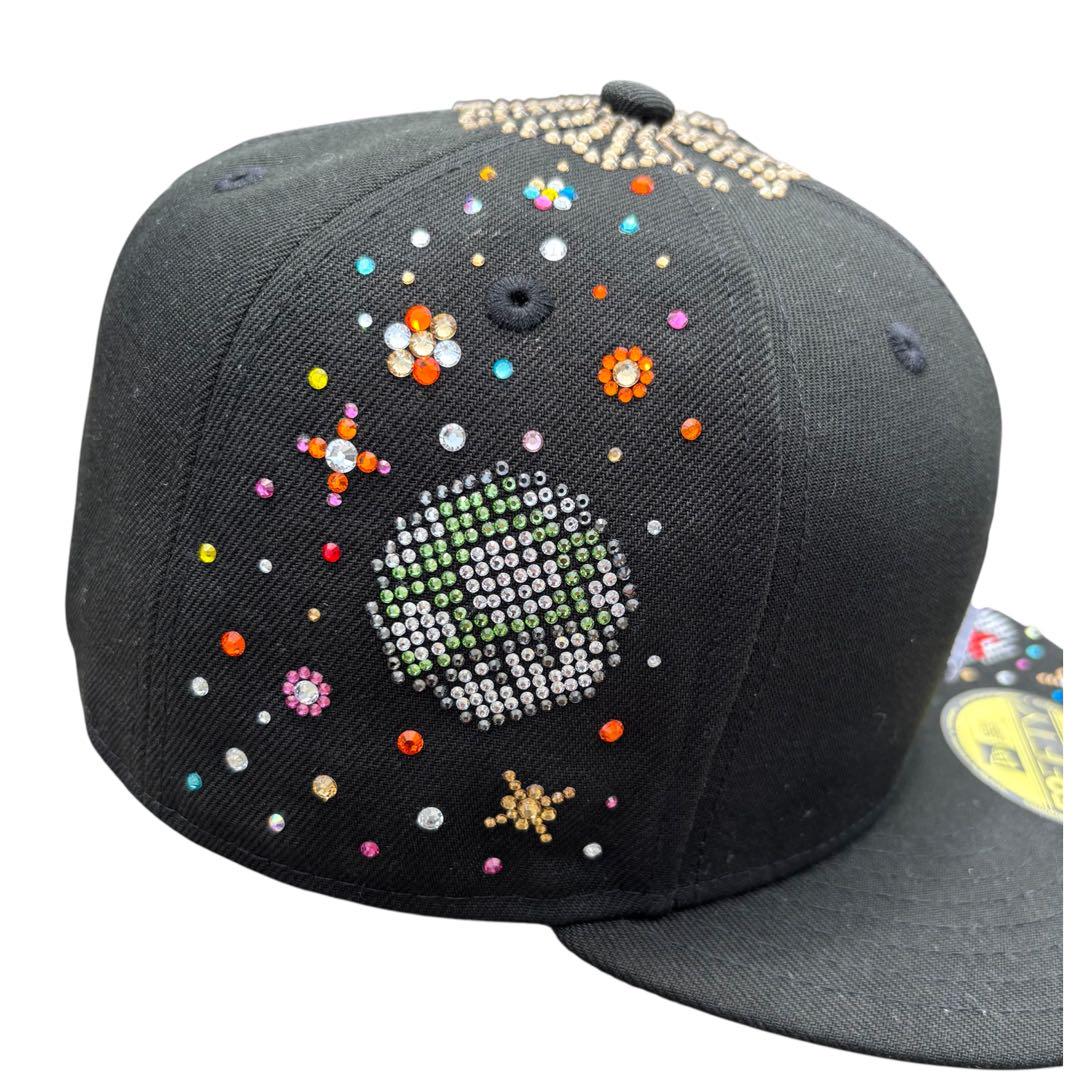 New Era ストーンブラック キャップ ニューエラ スワロフスキー