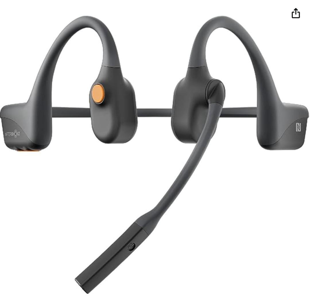 【骨伝導ヘッドホン】AFTERSHOKZ OPENCOMM SLATE GRAY