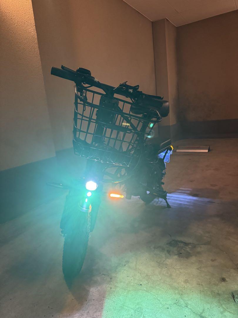 折りたたみ式ブラック自転車