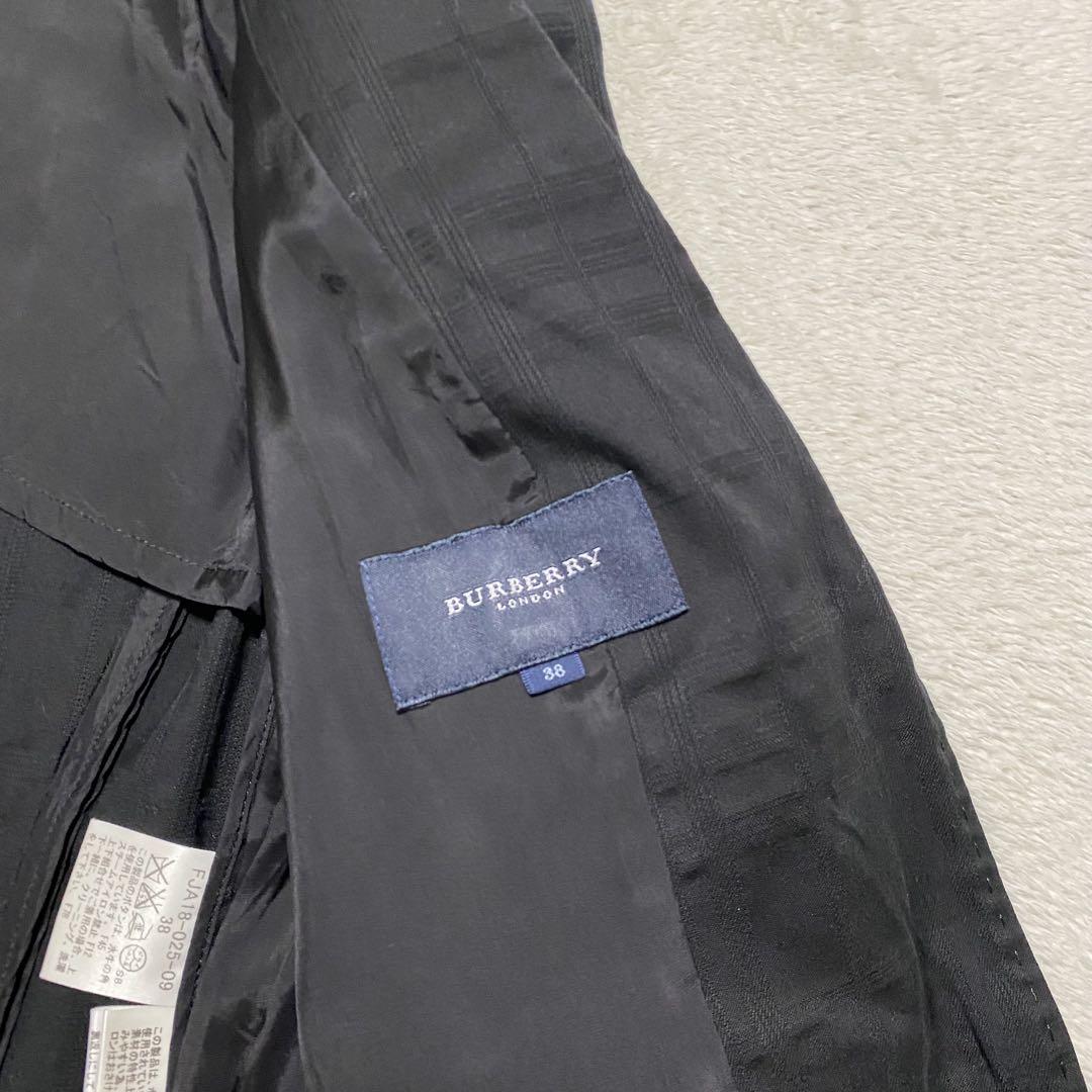 希少 BurberryLondon テーラードジャケット シャドーチェック 38