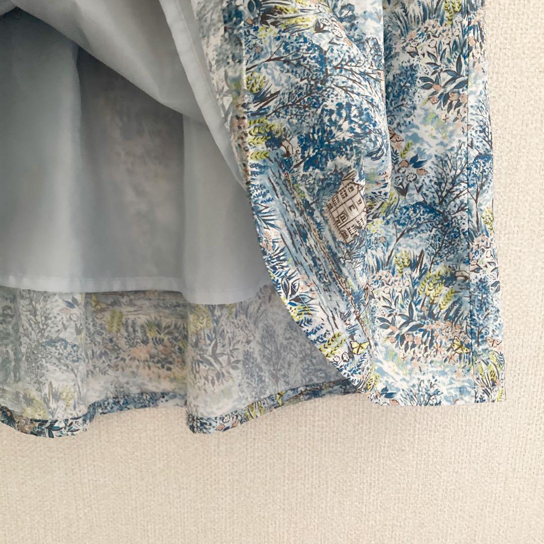 Liberty リバティ フレアスカートGlencot House ブルー系 Liberty リバティ フレアスカートGlencot House ブルー系 - メルカリ