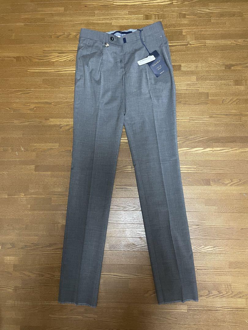 VIGANO【国内正規品】ウォッシャブルストレッチウール2プリーツパンツ 14,399円