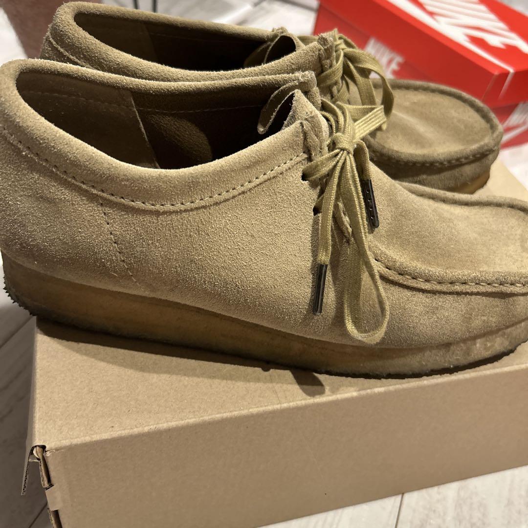靴 Clarks Wallabee Maple Suede 28cm