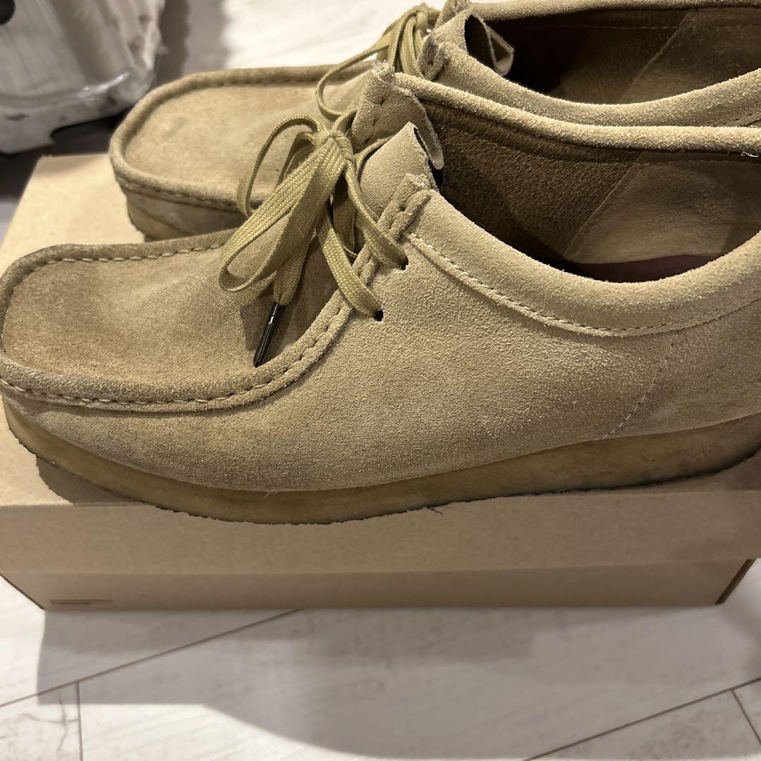 靴 Clarks Wallabee Maple Suede 28cm