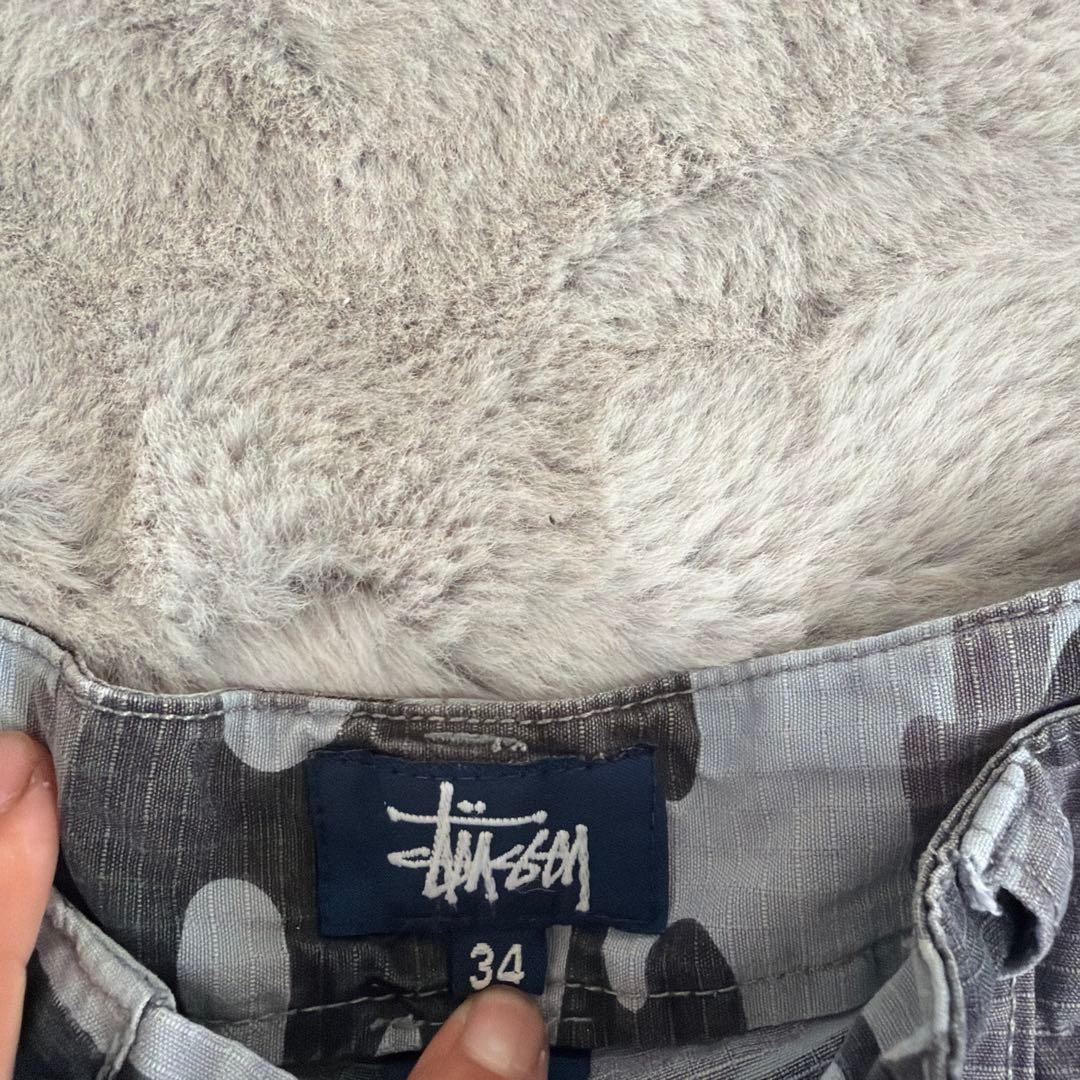 Stüssy 迷彩柄 ワークパンツ 34 Stüssy 迷彩柄 ワークパンツ 34
