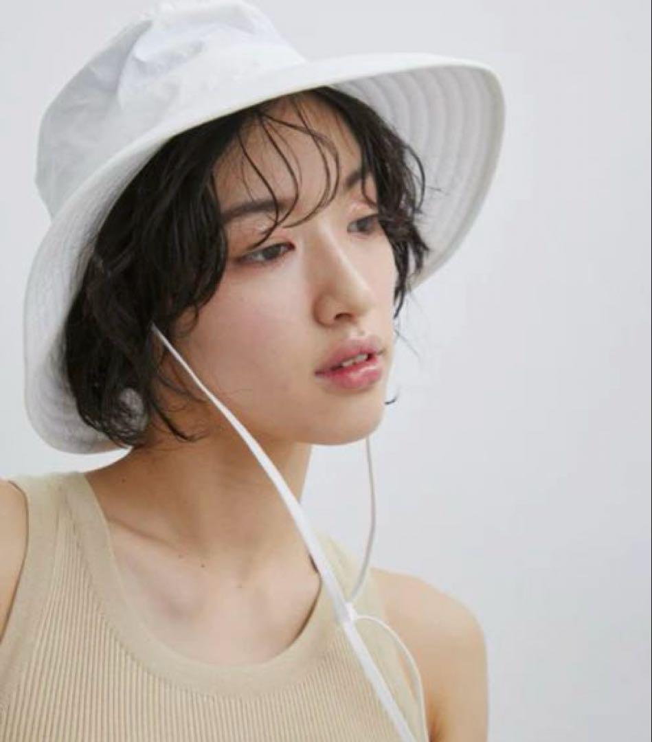 PHEENY フィーニー コットンナイロン ダンプハット ホワイト PHEENY フィーニー コットンナイロン ダンプハット ホワイト