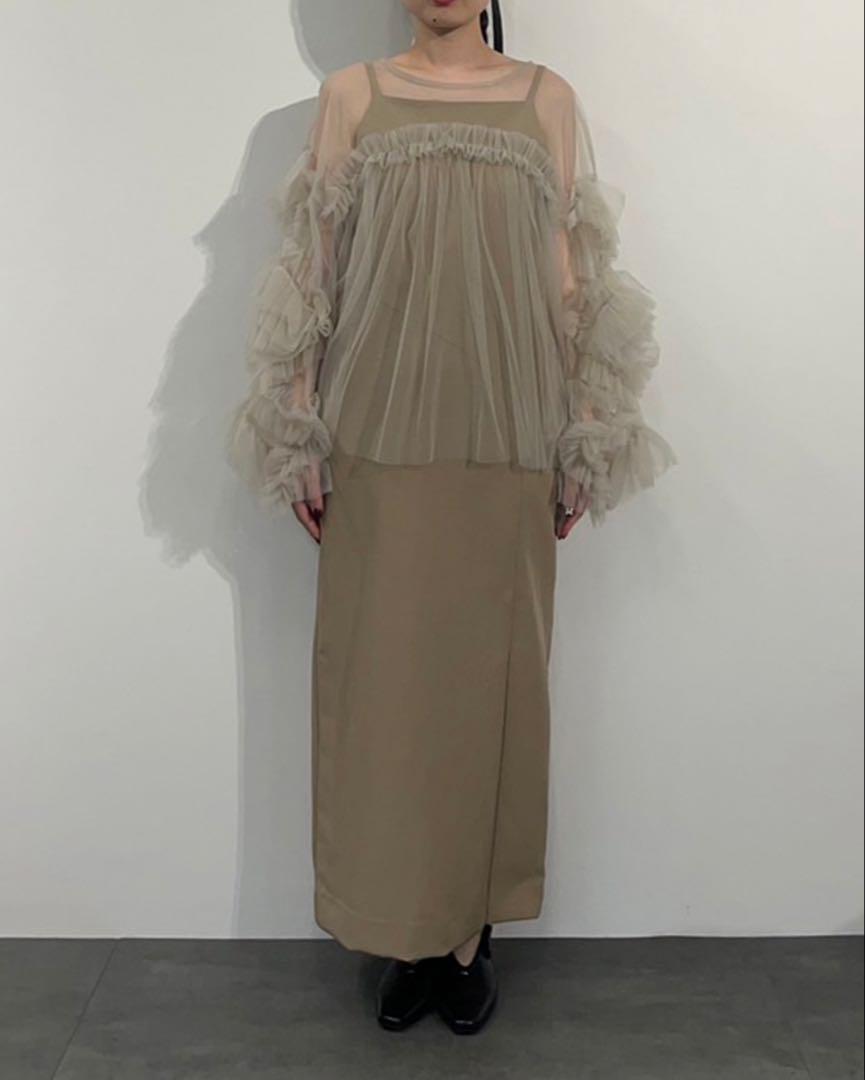 アンドレスドdecorative tulle tops