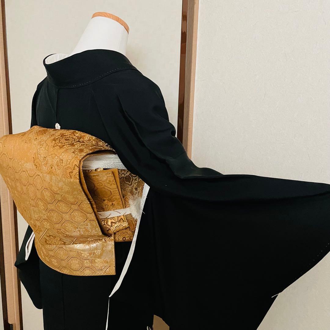 黒留袖 親族 結婚式 披露宴 母 袋帯 フルセット 袷 着物 和装 ウェディング 黒留袖 親族 結婚式 披露宴 母 袋帯 フルセット 袷 着物 和装 ウェディング