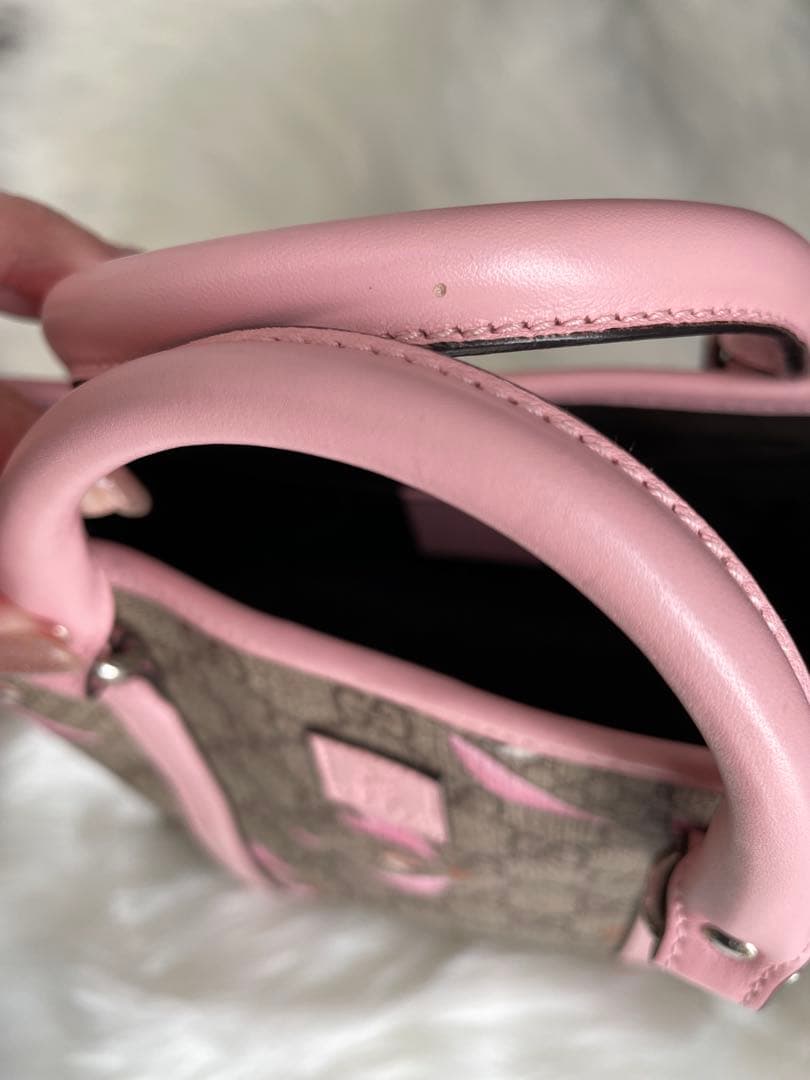 グッチ チルドレン ミニトートバッグ GG フクロウ レア 美品 グッチ チルドレン ミニトートバッグ GG フクロウ レア 美品