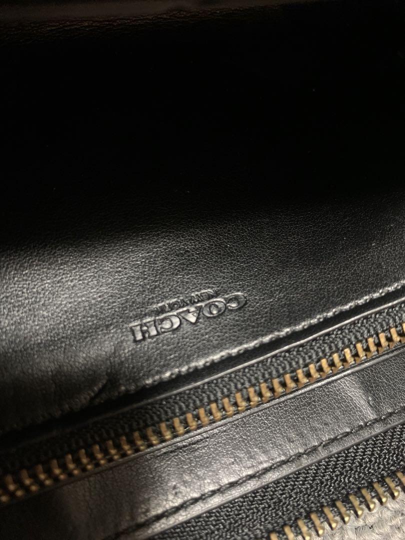 COACH スタッズ付きブラック長財布 限定モデル 未使用品コーチ財布