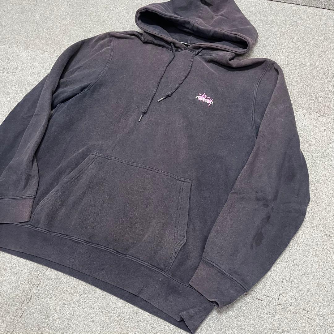500 Stüssy Hawaii限定胸元ピンクロゴUSA製ヴィンテージフェード