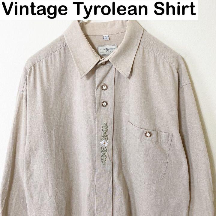 Euro Vintage CLUB D’AMINGO チロリアンシャツ 古着
