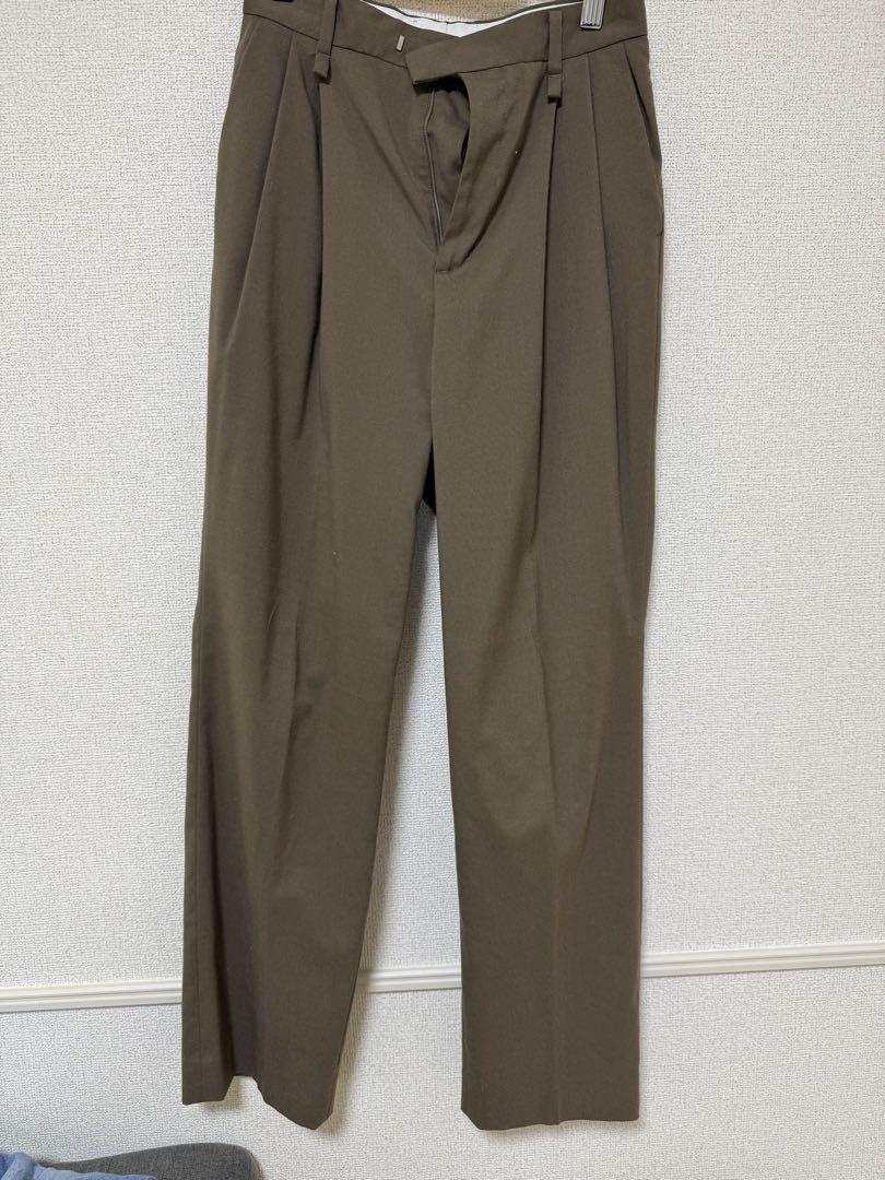 MAISON SPECIAL 2タックワイドテーパードパンツ