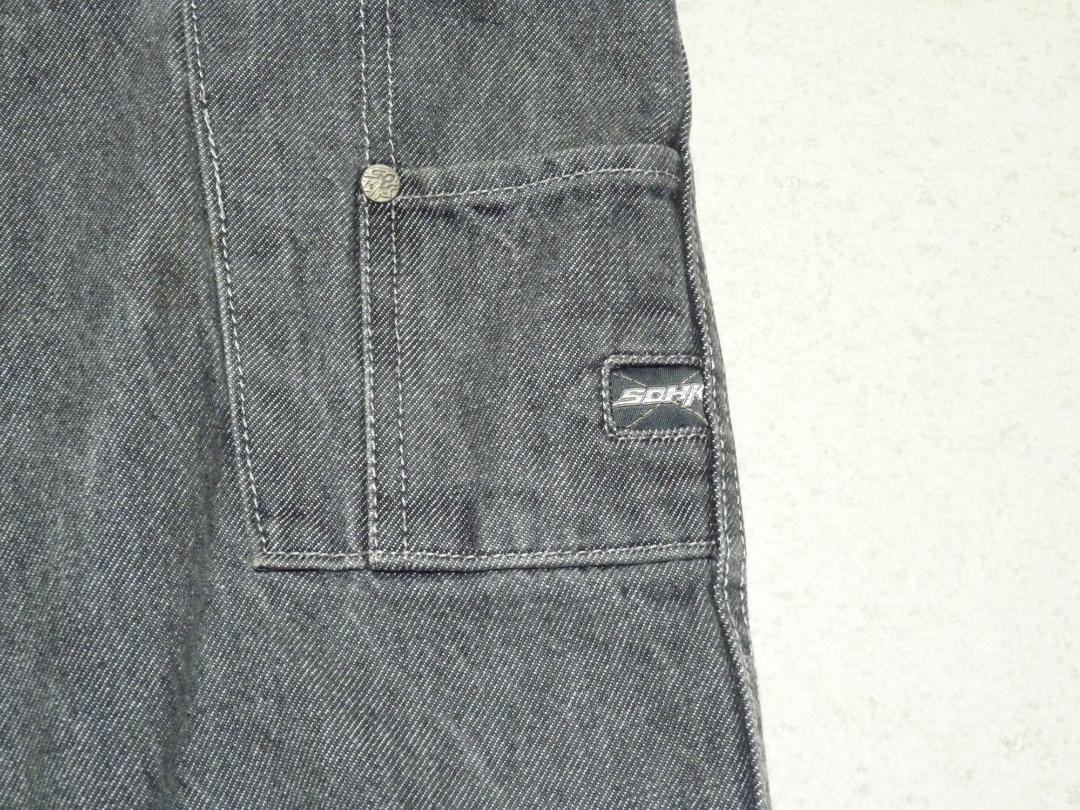 SOHK　スクールオブハードノックス　デニム　ショートパンツ　グレー　W38