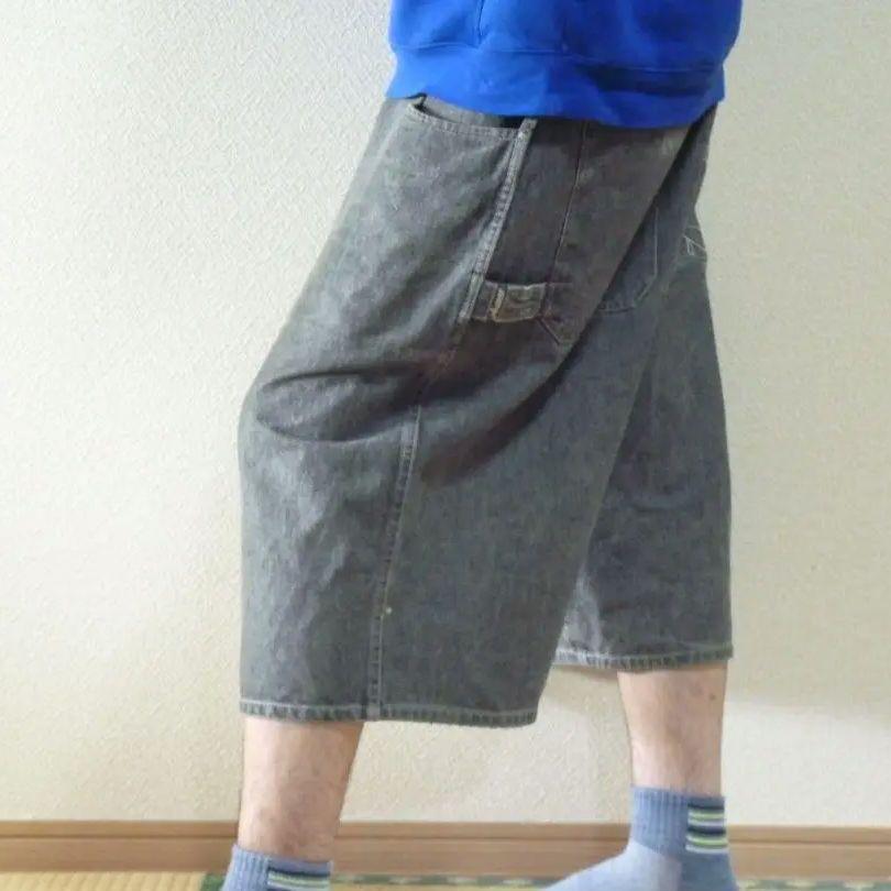 SOHK　スクールオブハードノックス　デニム　ショートパンツ　グレー　W38