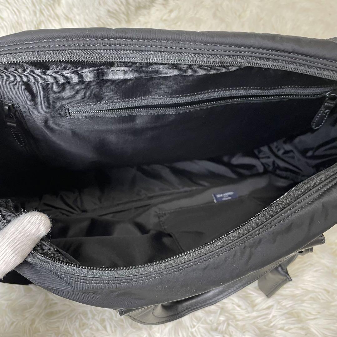 ペッレモルビダ ハイドロフォイル 3way ブリーフケース ショルダーバッグ 黒